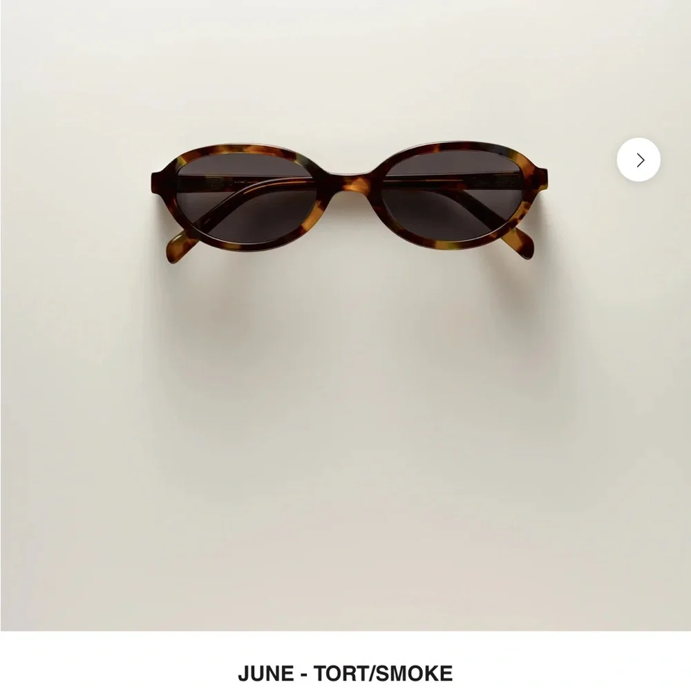 Brand New - VEHLA June Tortoise Frame Sunglasses with Smoke Lenses - Picture 1 of 3